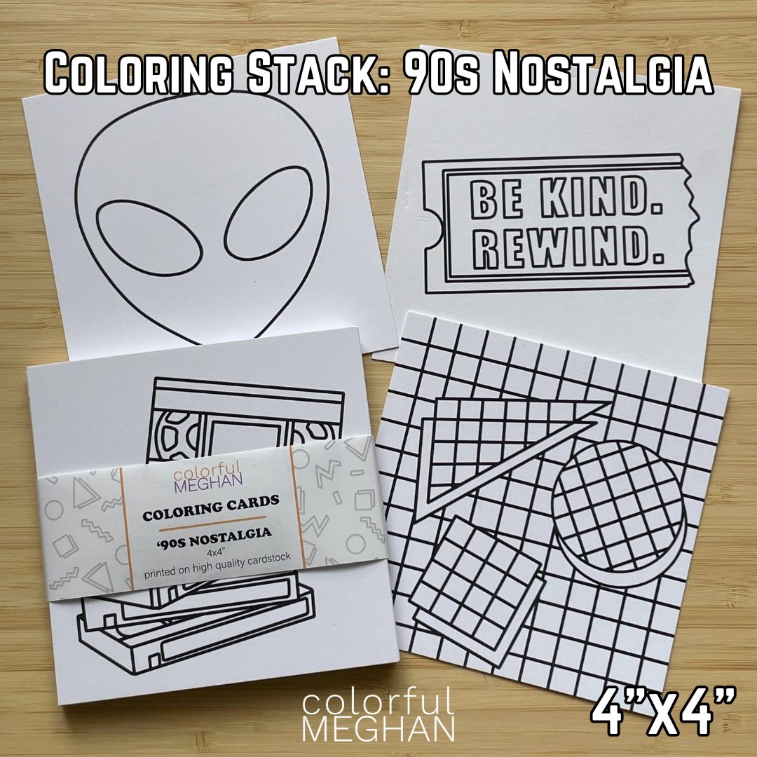 Coloring Stack - 90s Nostalgia
