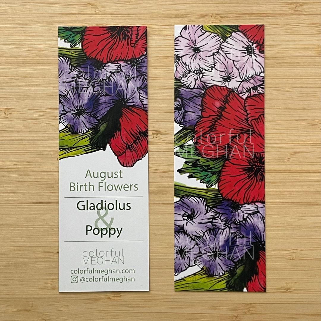 Birth Flower Bookmark