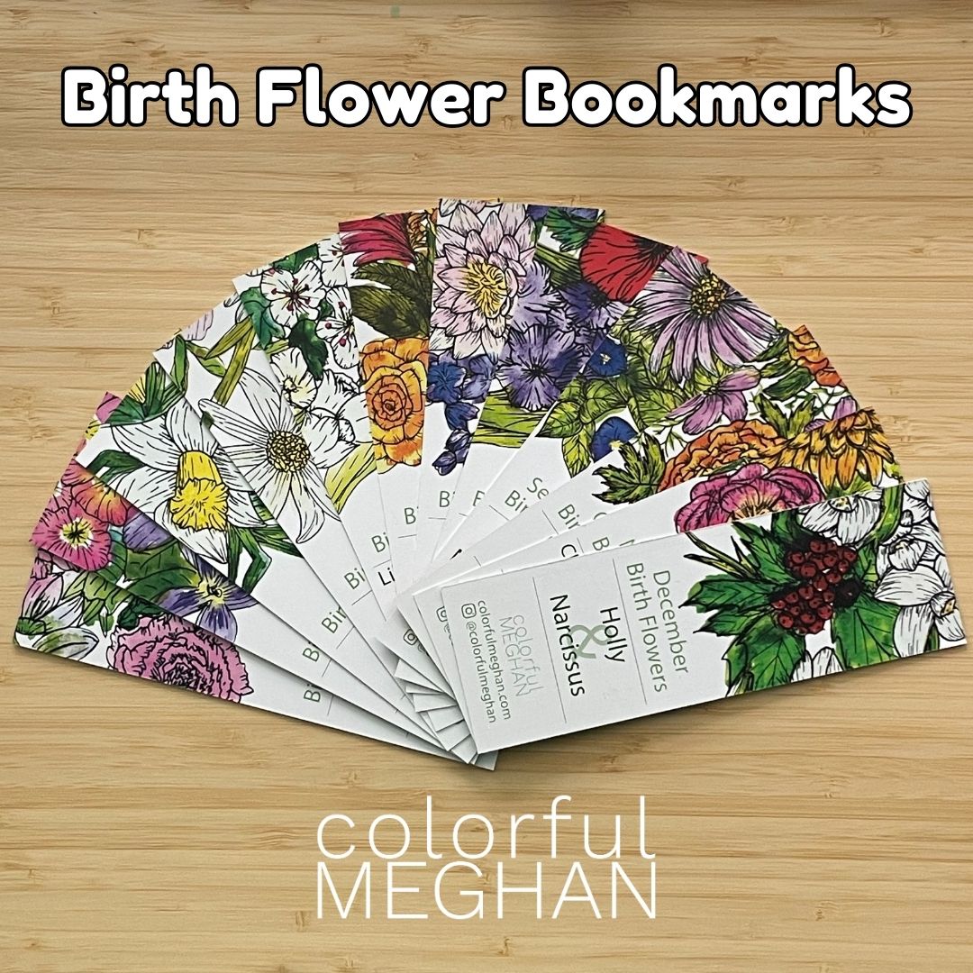Birth Flower Bookmark