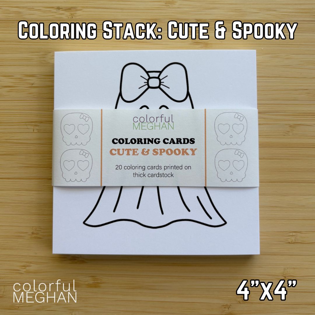 Coloring Stack - Cute & Spooky