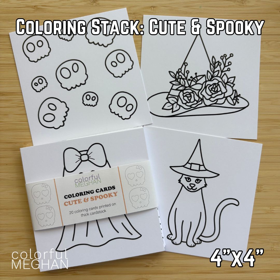 Coloring Stack - Cute & Spooky