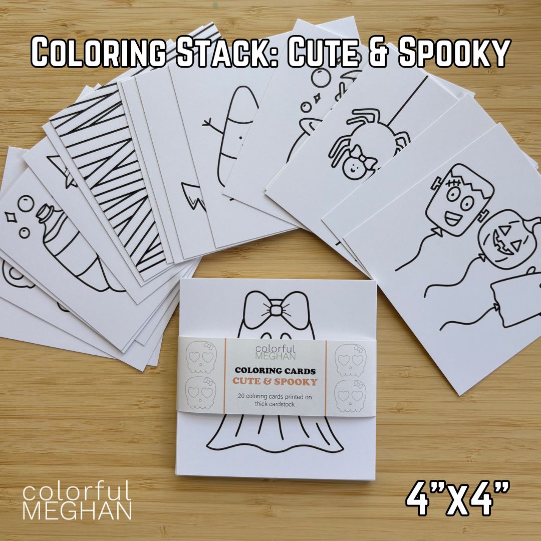 Coloring Stack - Cute & Spooky