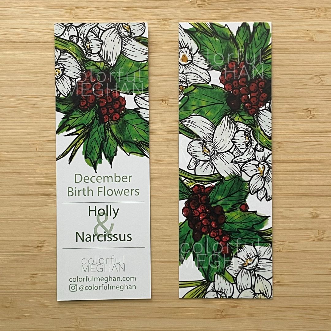 Birth Flower Bookmark