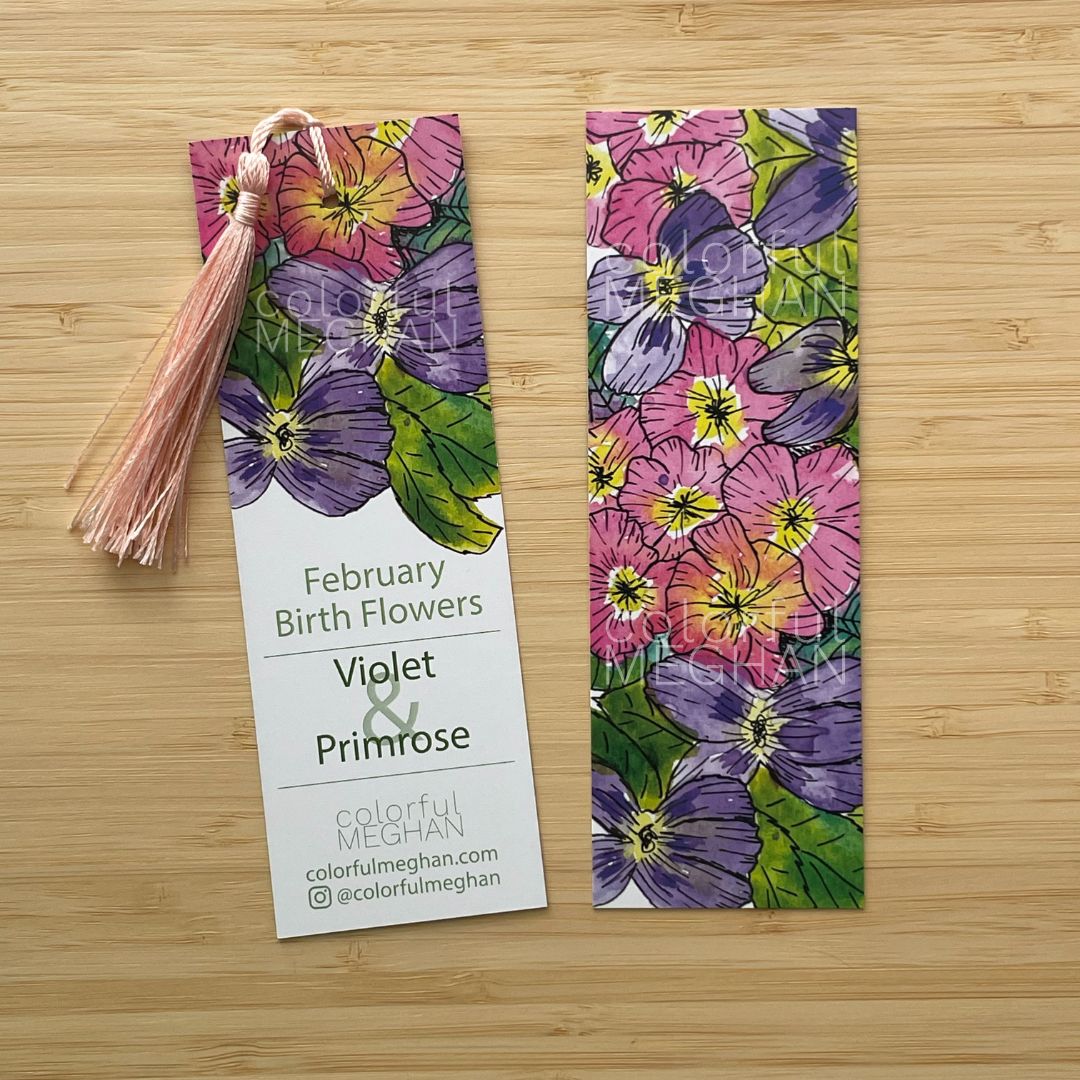 Birth Flower Bookmark