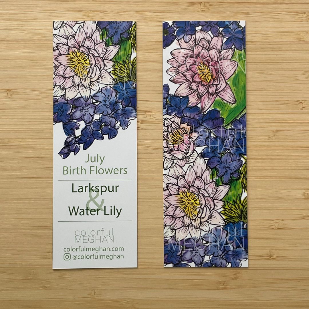 Birth Flower Bookmark