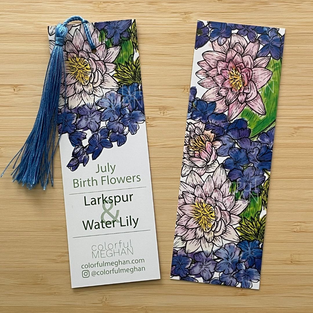 Birth Flower Bookmark