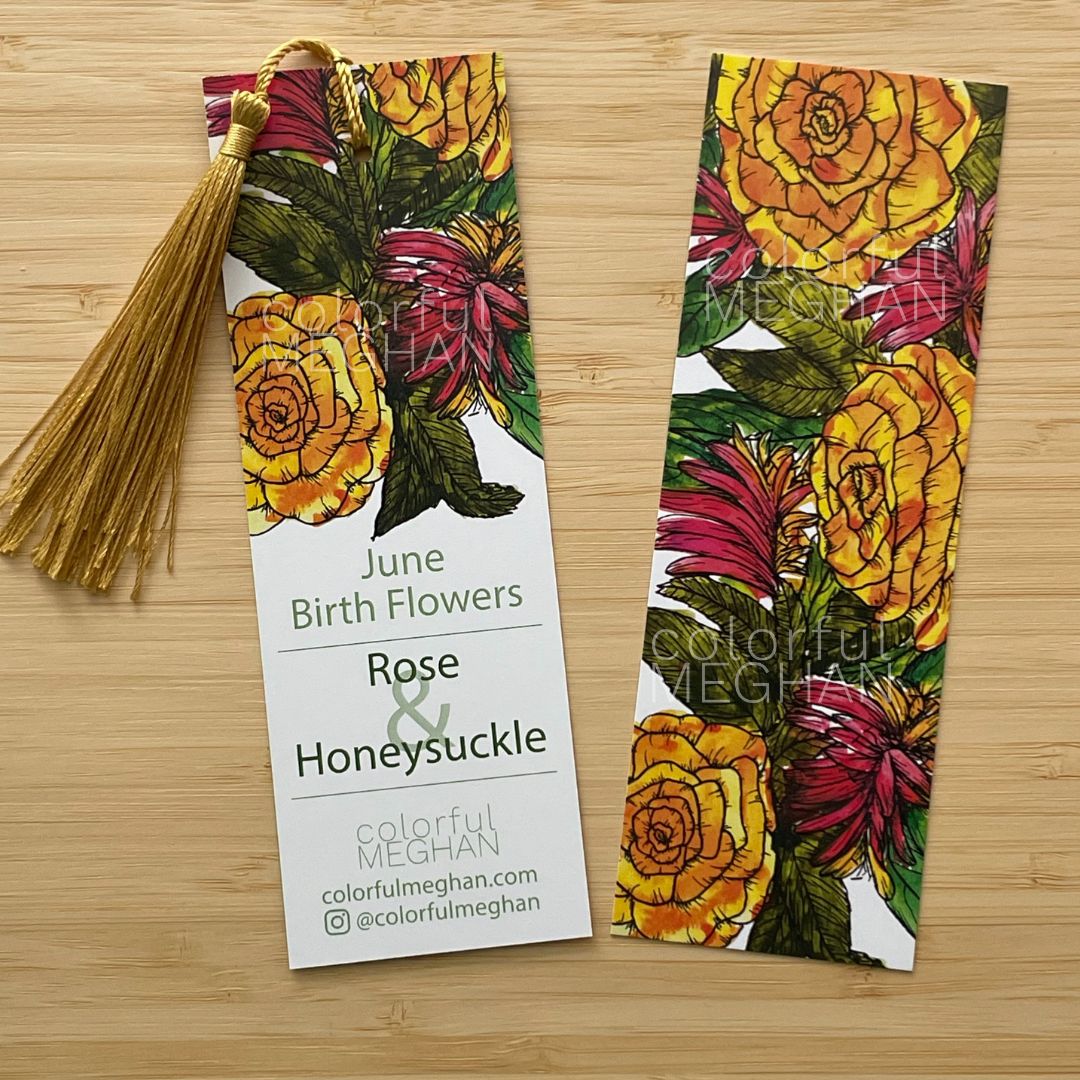 Birth Flower Bookmark