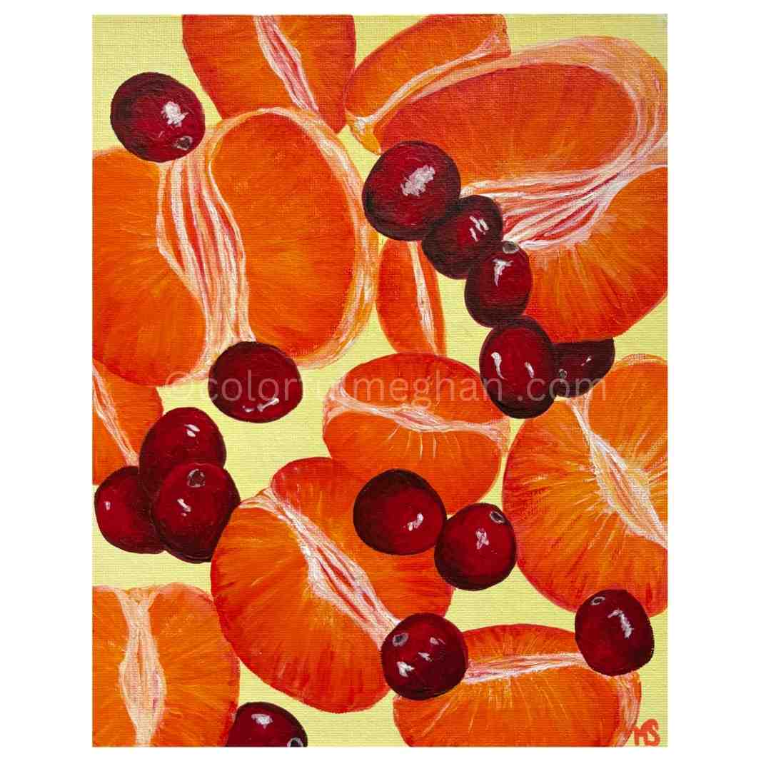 Mandarin Cranberry Art Print