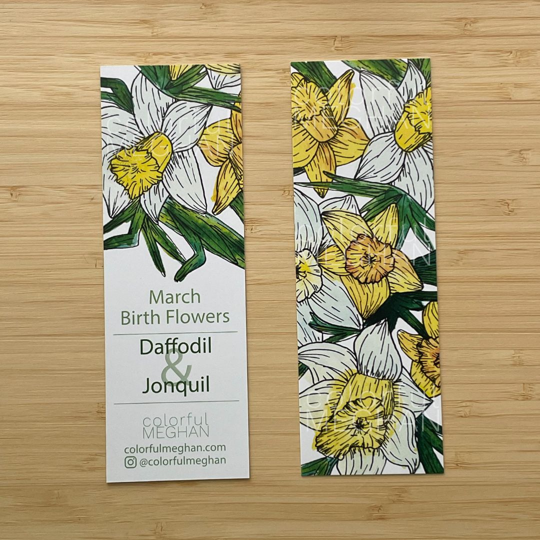 Birth Flower Bookmark