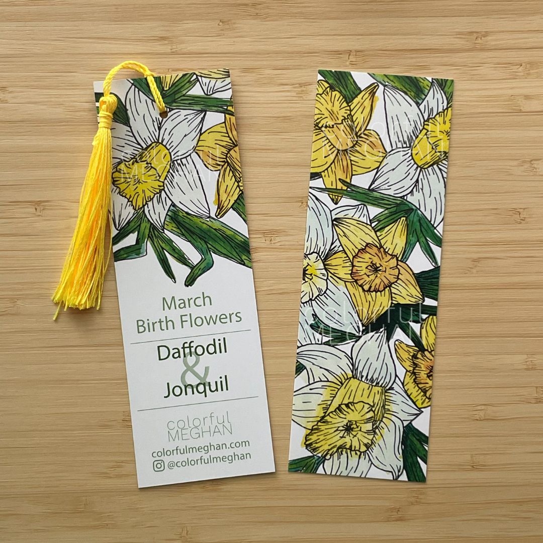 Birth Flower Bookmark