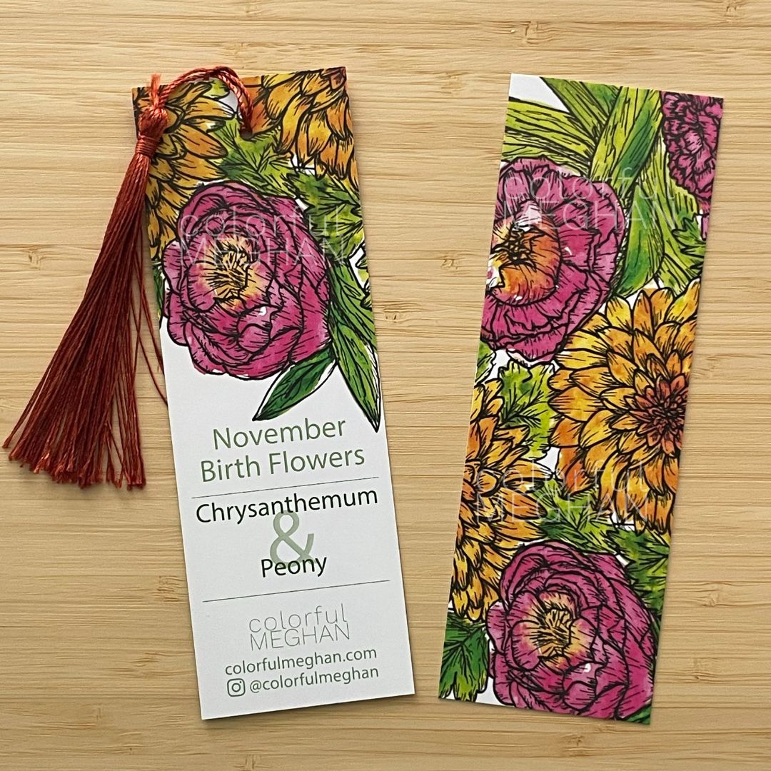 Birth Flower Bookmark