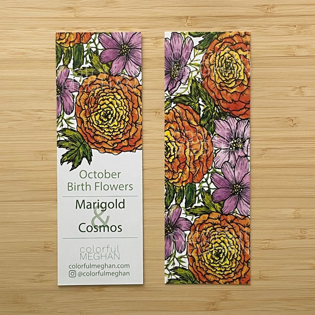 Birth Flower Bookmark