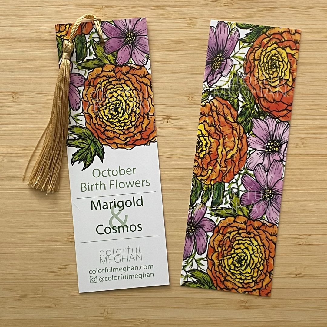 Birth Flower Bookmark