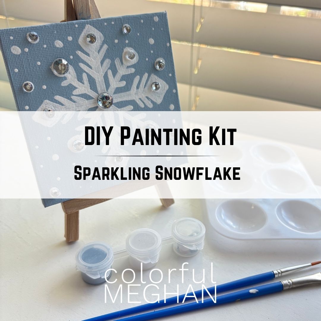 DIY Painting Kit – Sparkling Snowflake