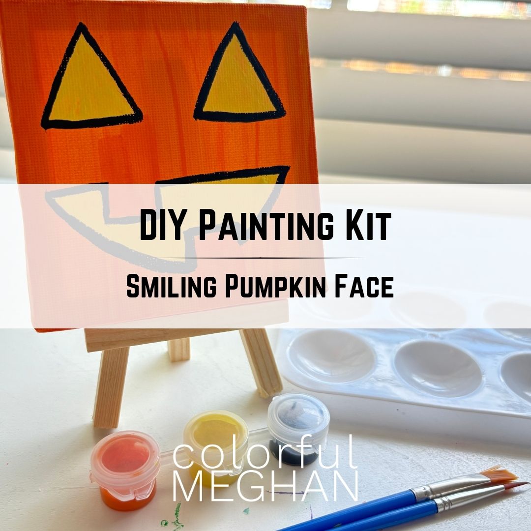 DIY Painting Kit – Smiling Pumpkin Face