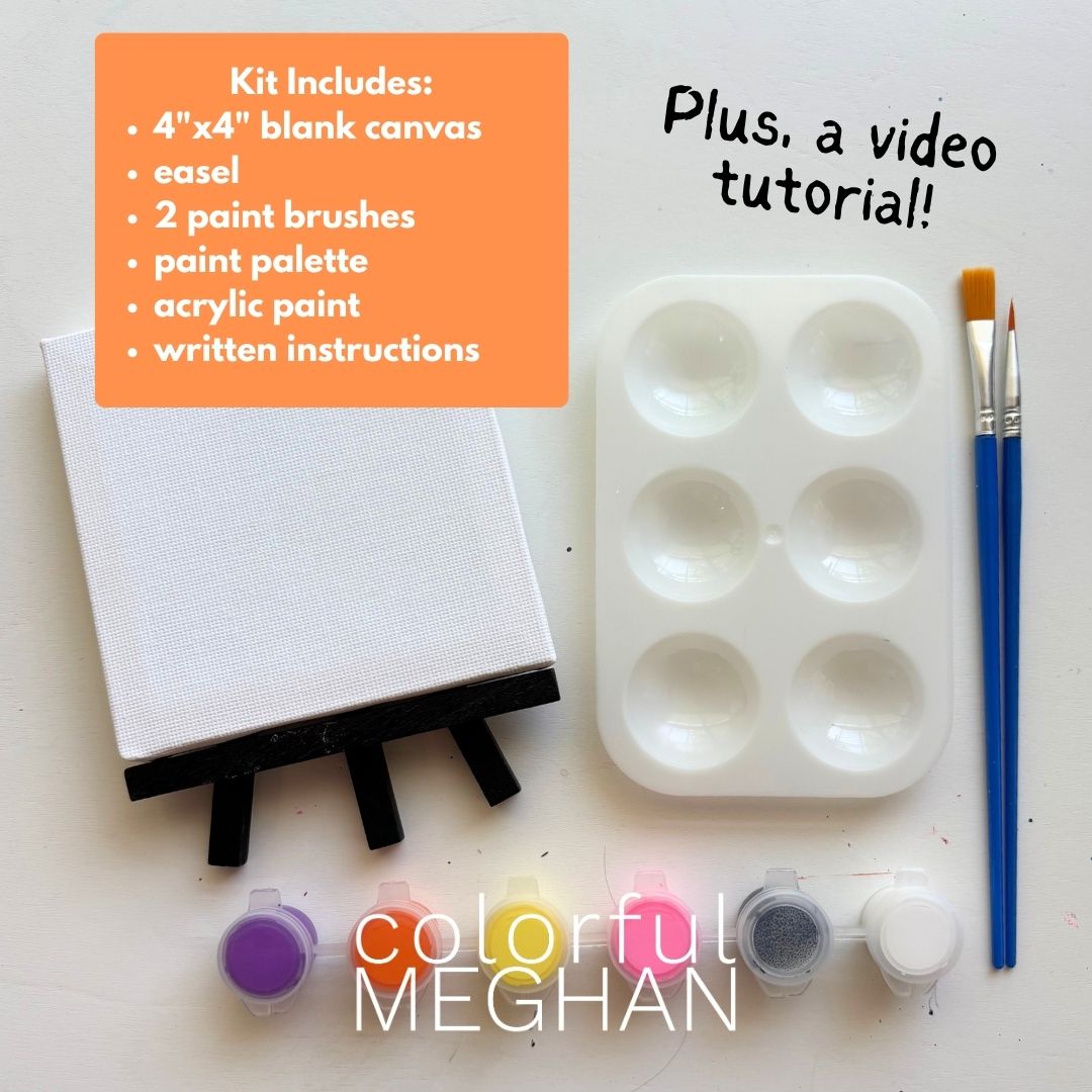 DIY Painting Kit – Smiling Pumpkin Face