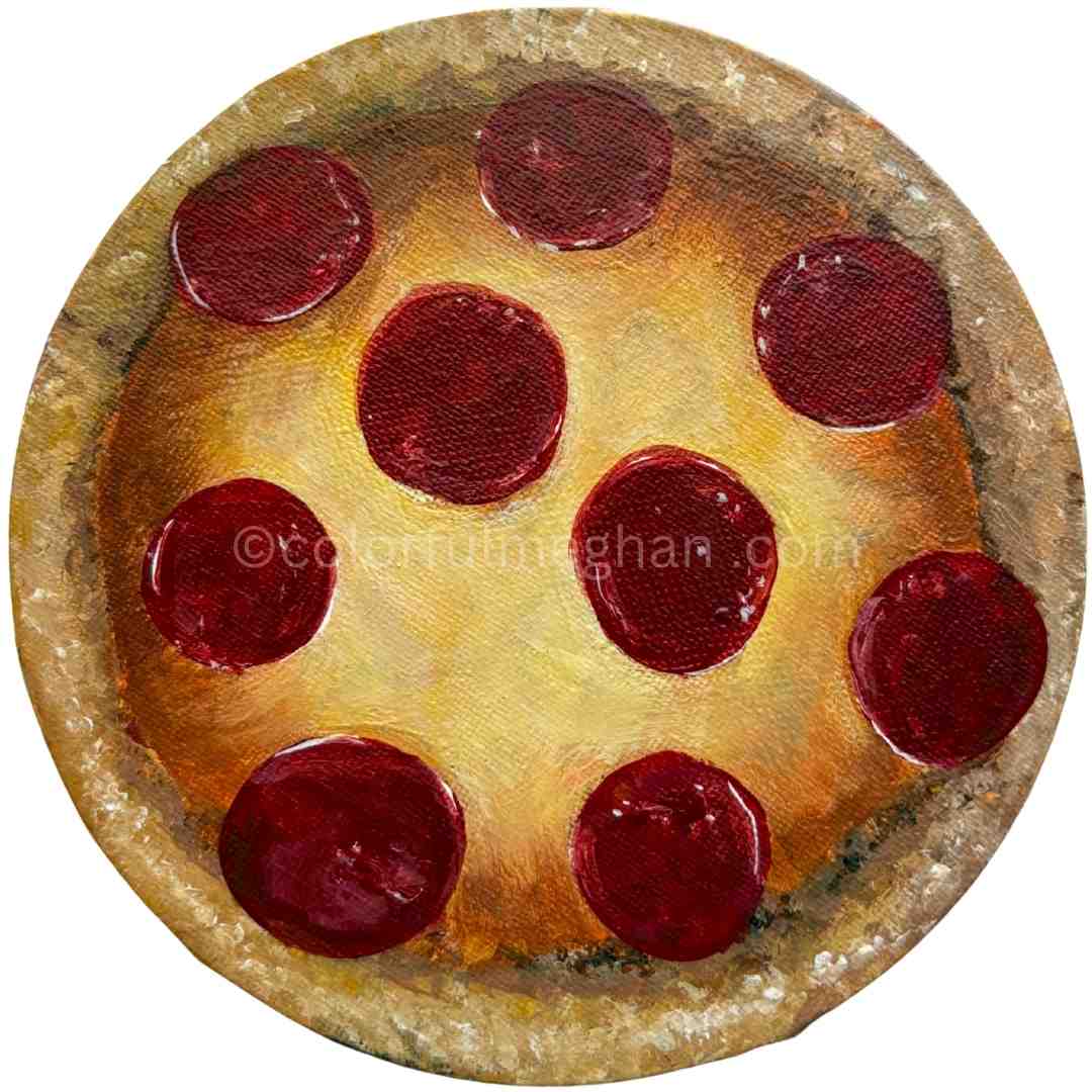 Personal Pizza, Pepperoni Art Print