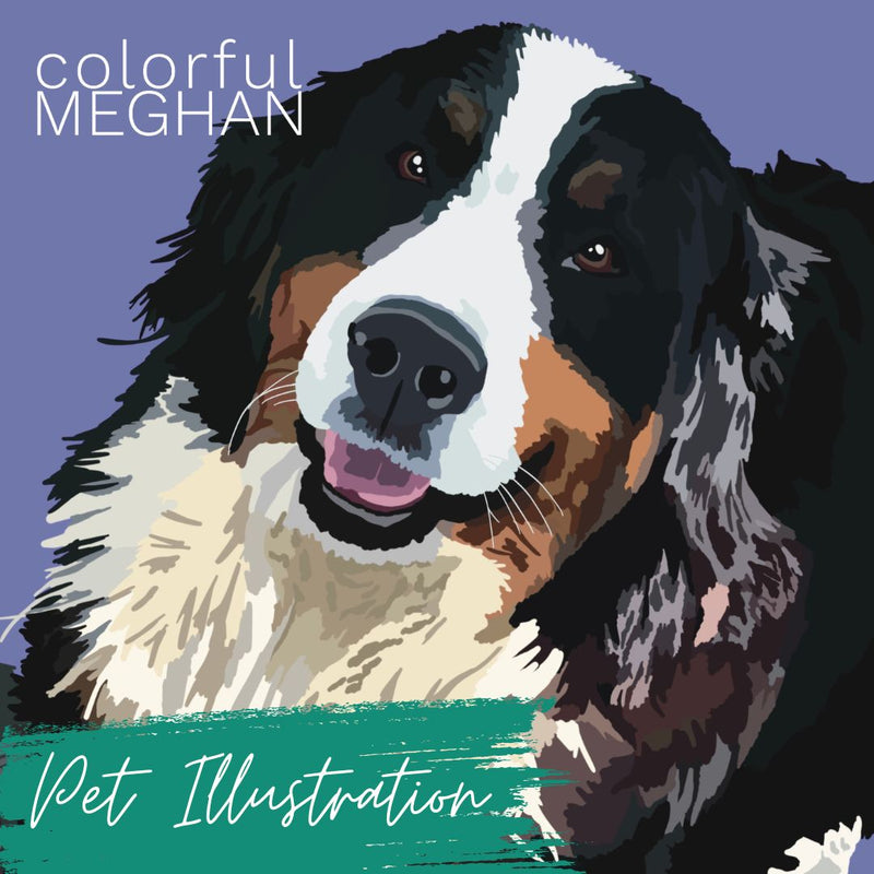 pet illustration of dog