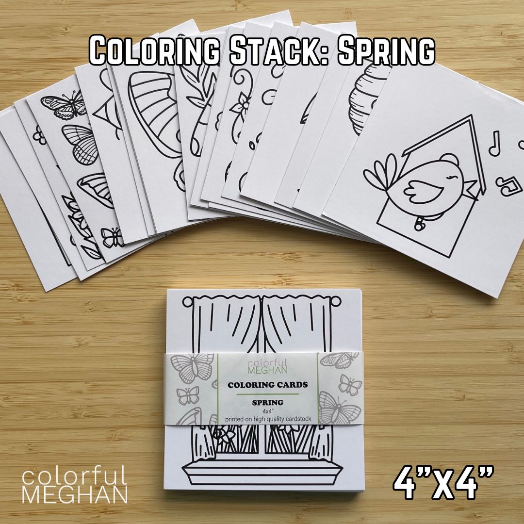 Coloring Stack - Spring
