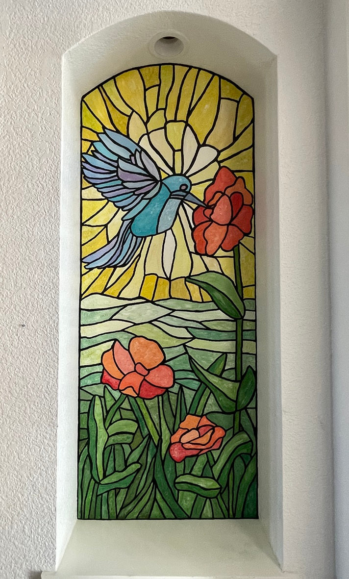 stained glassd mural